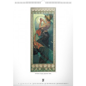 Falinaptr Alphonse Mucha 2024, 33  46 cm (naptr)