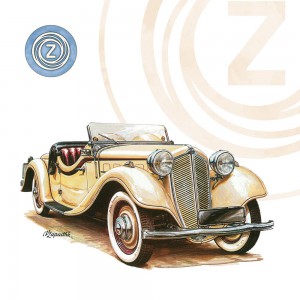 Lemeznaptr Classic Cars ? Vclav Zapadlk 2024, 30  30 cm (naptr)